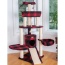 BEIGE - Armarkat Real Wood Spacious Thick Fur Cat Tower W Lounge