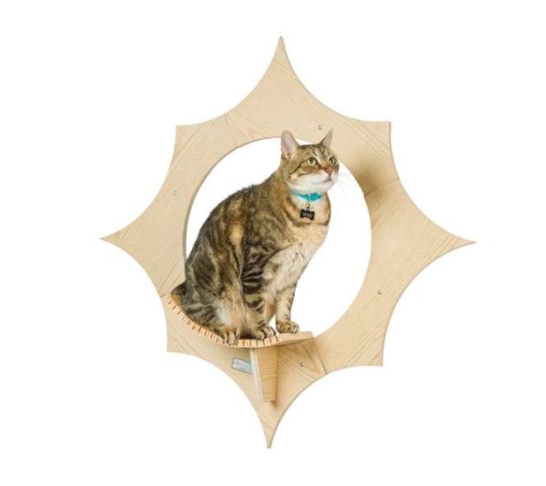 Armarkat Sun-Shaped,Wall-Mounted Climbing Cat Shelves W2203