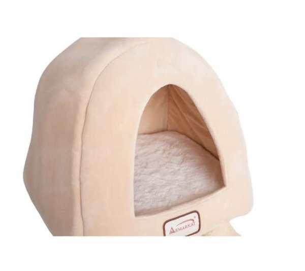 Armarkat X3007 Cat Condo, Real Wood Cat Scratching Post