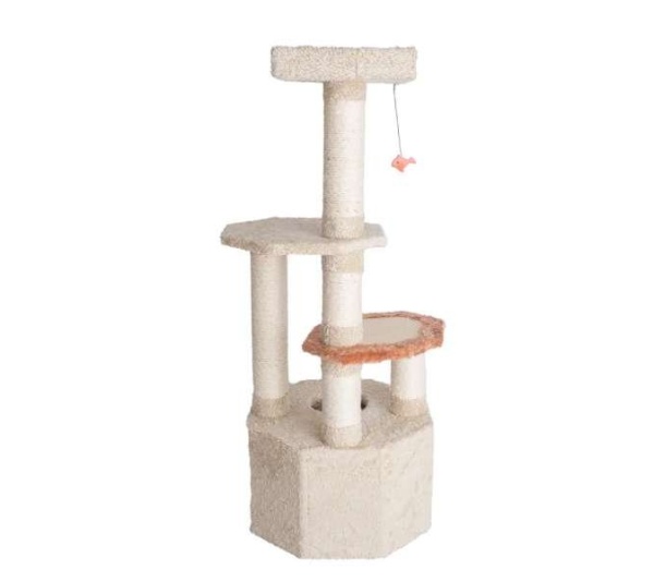 Armarkat X5703 Carpet Cat Furniture Real Wood Cat Condo
