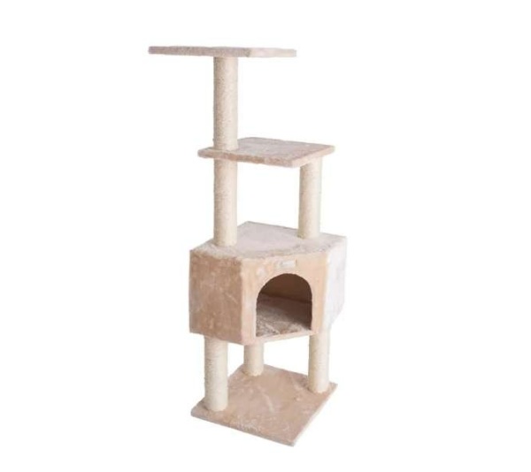 GleePet 48-Inch Cat Tree Real Wood Cat Perches Bge