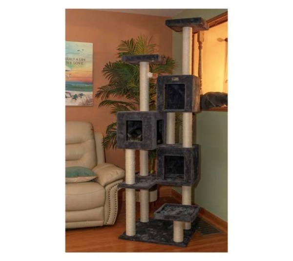 Griant Real Wood Cat Tower for Multiple Cats  A8104