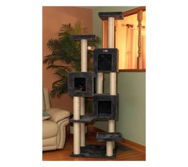 Griant Real Wood Cat Tower for Multiple Cats  A8104