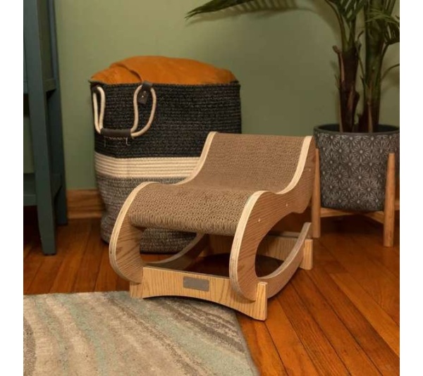 Medium Cat Rocking Chair, Detachable Cat Swing Chair S1302