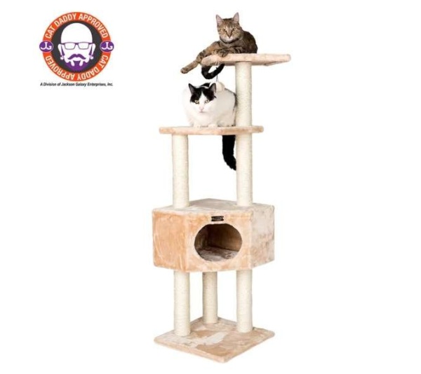 Real Wood 3 Tier Cat Tree, Armarkat Scratch furniture A5201