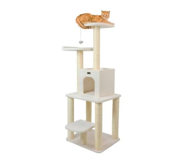 Real Wood B6203 Classic Cat Tree Five Levels Cat Condo