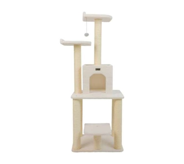 Real Wood B6203 Classic Cat Tree Five Levels Cat Condo