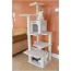 Real Wood B6802 Classic Cat Tree In Ivory 6 Levels Condo