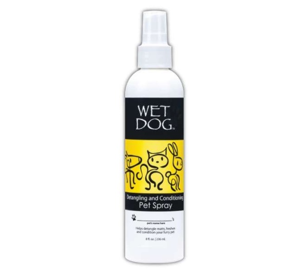 Wet Dog - Detangling and Conditioning Pet Spray - 8 oz