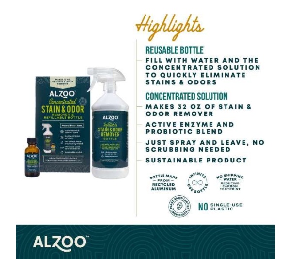 ALZOO Concentrated Shampoo Powder Kit - Bundle Bottle
