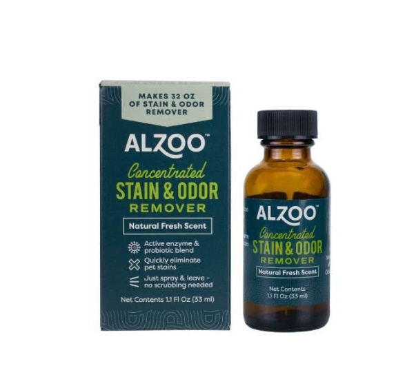 ALZOO Concentrated Stain & Odor Remover Refill - Refill 1.1 oz
