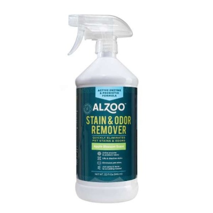 ALZOO Enzymatic Stain & Odor Remover Apple Blossom, 32oz - 32oz Apple Blossom