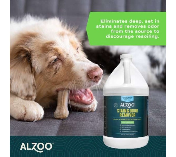 ALZOO Enzymatic Stain & Odor Remover Apple Blossom, 32oz - 32oz Apple Blossom