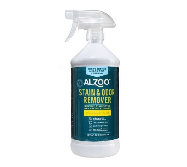 ALZOO Enzyme Stain & Odor Remover Citrus Vanilla, 16oz - 32oz