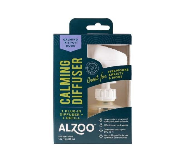 ALZOO Plant-Based Calming Diffuser Plug-in Kit for Dog