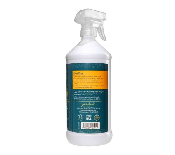 ALZOO Plant-Base Flea & Tick Home Spray, 32oz - 32oz