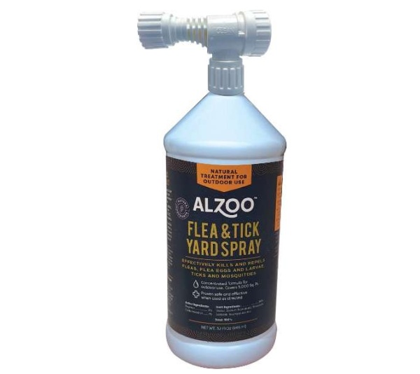ALZOO Plant-Base Flea & Tick Yard Spray, 32oz - 32oz