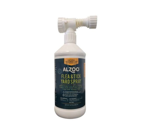 ALZOO Plant-Base Flea & Tick Yard Spray, 32oz - 32oz