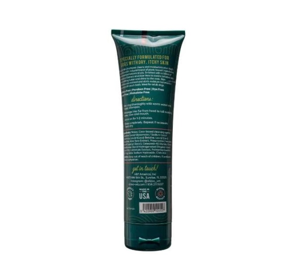 ALZOO Plant-Based Anti-Itch Dog Shampoo, 8oz - 8oz
