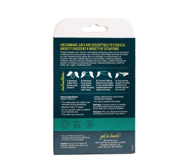 ALZOO Plant-Based Calming Collar for Cats