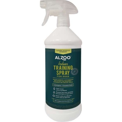 ALZOO Plant-Based Dog/Cat Indoor Training Spray, 32oz - 32oz