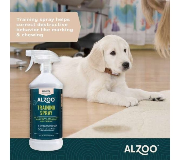 ALZOO Plant-Based Dog/Cat Indoor Training Spray, 32oz - 32oz