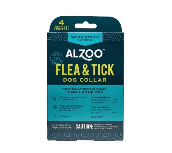 ALZOO Plant-Based Flea & Tick Collar Small Dog - Small