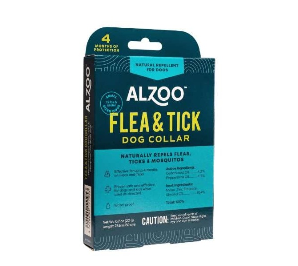 ALZOO Plant-Based Flea & Tick Collar Small Dog - Small