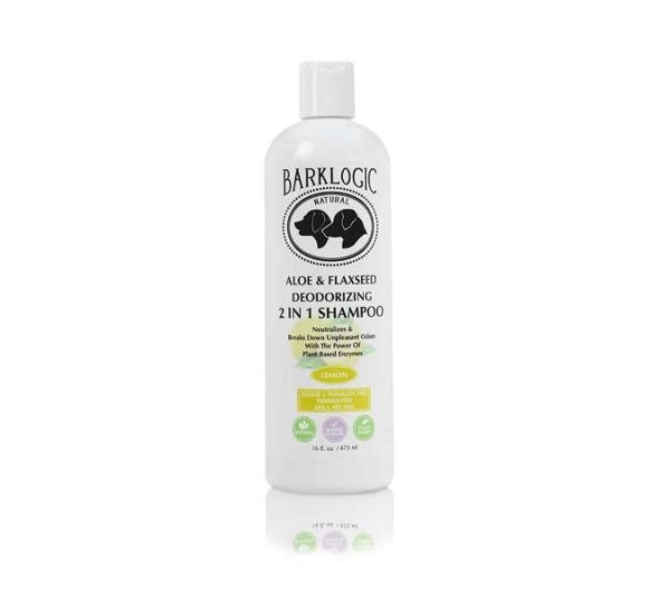 Lemon Tree - BarkLogic Aloe & Flaxseed Deodorizing 2 in 1 Shampoo