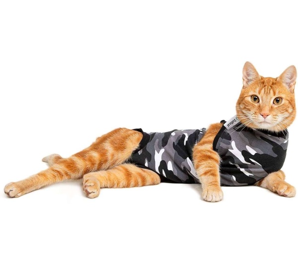 BLACK CAMO - SUITICAL Cat Recovery Suits - 2XS
