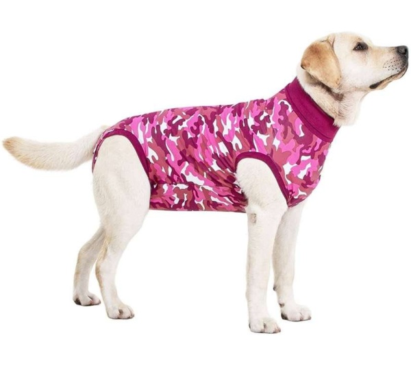 BLUE CAMO - Suitical Dog Recovery Suits - S Plus