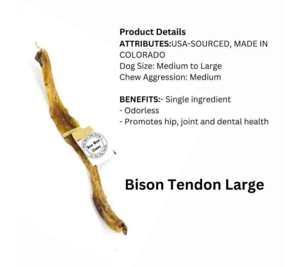 Colorado Bison Tendon Large
