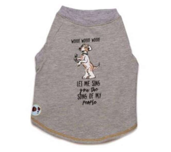 Grey - Let Me Sing the Song of My People Tee - X-Large