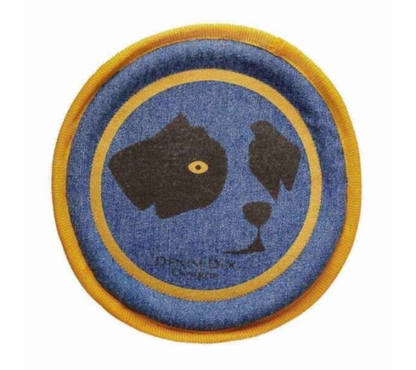 Indigo - Denim Dog Frisbee - One Size