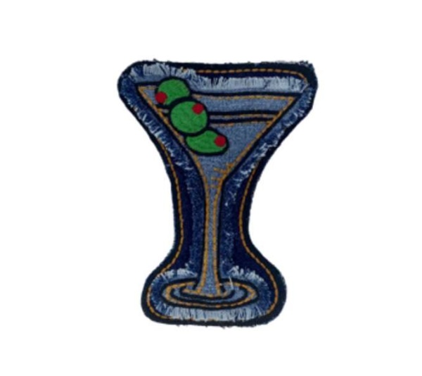 Indigo - Martini Crinkle Coctail Toy - One Size