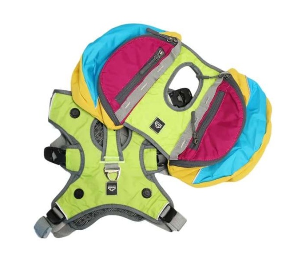 RETRO - Adventurer 2-piece Dog Pack With EZ Latch  Harness - Medium