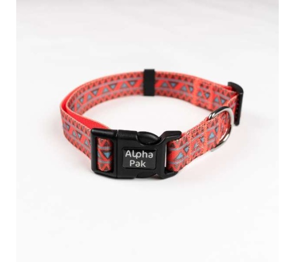 Natchez Pattern Dog Collar - Extra Large 1in wide by 20