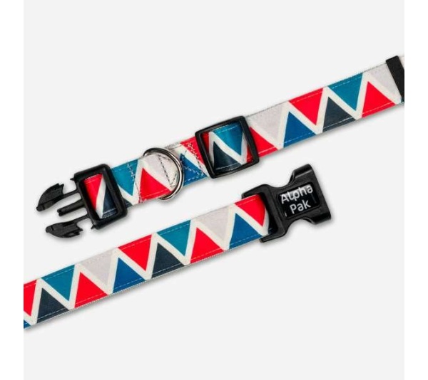 Shenandoah Pattern Dog Collar - Large 1in wide by 14