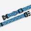 Tidal Pattern Dog Collar - Extra Large 1in wide by 20
