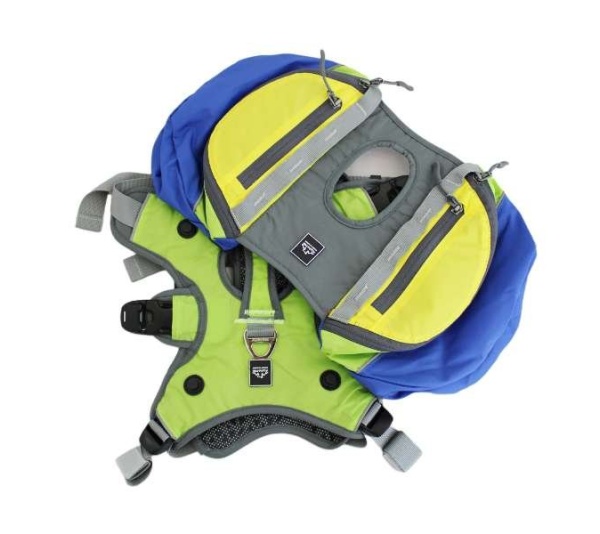RAIN FOREST - Adventurer 2-piece Dog Pack With EZ Latch  Harness - Small