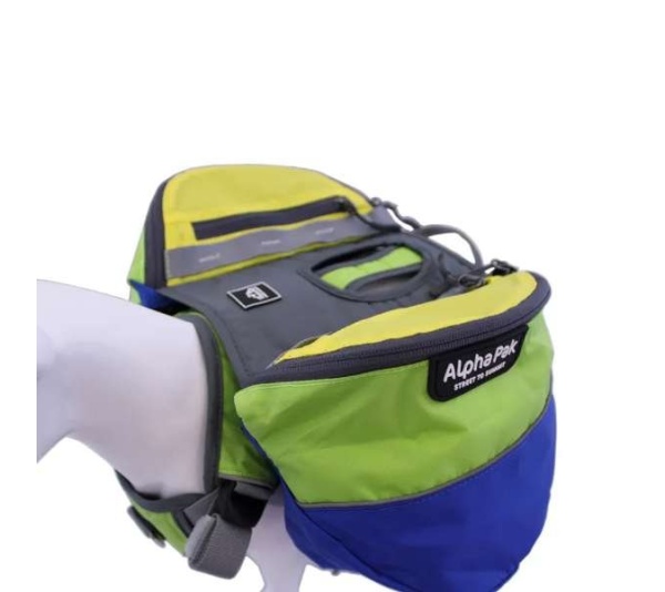 RAIN FOREST - Adventurer 2-piece Dog Pack With EZ Latch  Harness - Medium