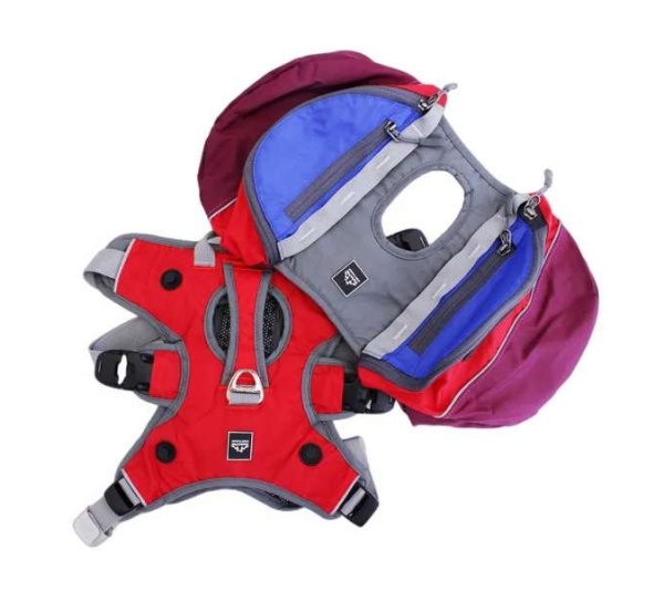 SUNSET - Adventurer 2-piece Dog Pack With EZ Latch  Harness - Extra Large