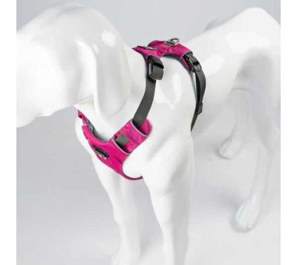 Raspberry Pink  - Millvue EZ Fit Dog Harness - Large