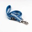 Jazz Blue Flat  - Appalachian Jazz Blue Flat Dog Leash - Small 5/8in. wide by 6ft. long