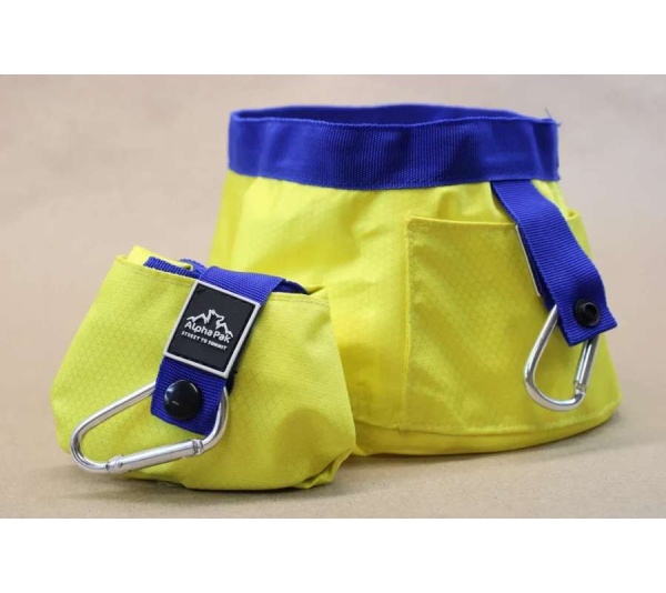 Yellow Collapsible Bowl - Gallatin Lightweight Collapsible Dog Bowl