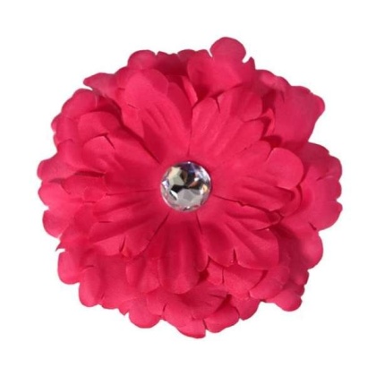 Pink - FL2002 | Daisy Flower Dog/ Cat Bow on Velcro Collar Attachment|Pets Ribbons