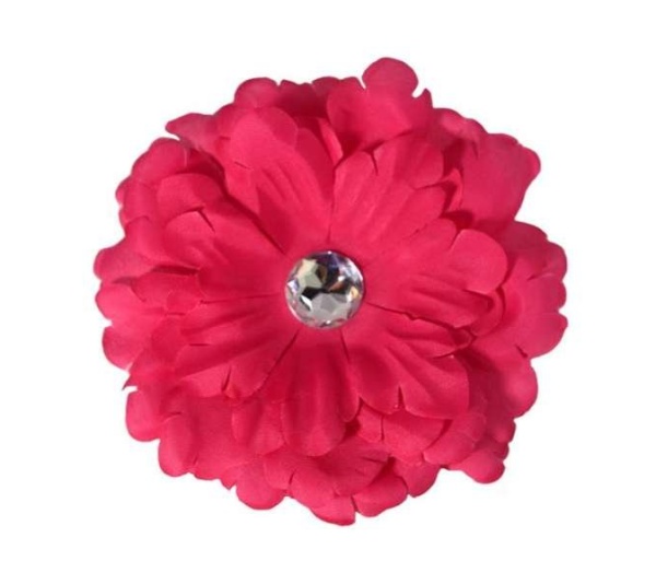 Pink - FL2002 | Daisy Flower Dog/ Cat Bow on Velcro Collar Attachment|Pets Ribbons