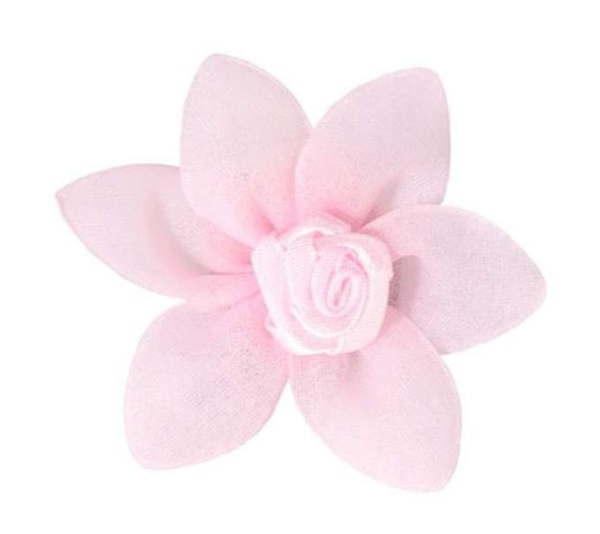 Pink - FL2004 | Petal Flower Dog Bow with Velcro|Pets Ribbons