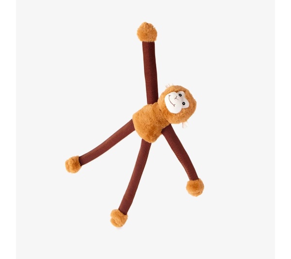 Brown - NANDOG Bungee Sheep Plush Dog Toy