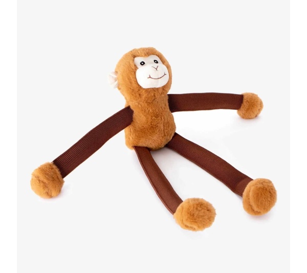 Brown - NANDOG Bungee Sheep Plush Dog Toy